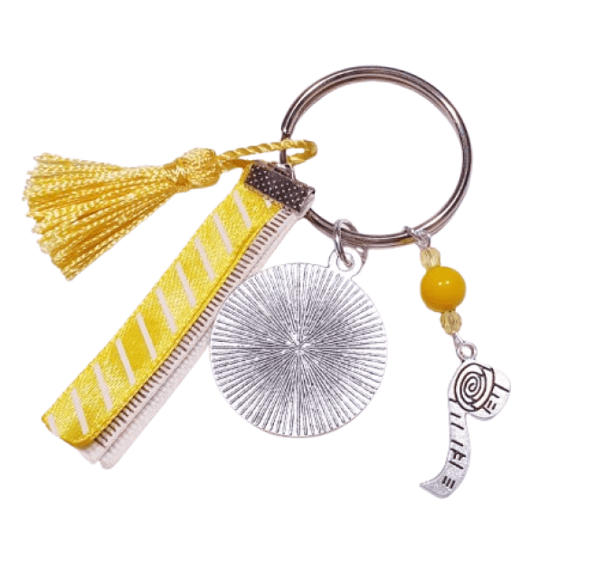 Porte clefs  "mes pelotes pastelles"